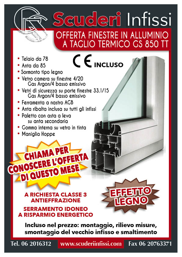 offerta-finestre-alluminio-a-taglio-termico-GS 850 TT