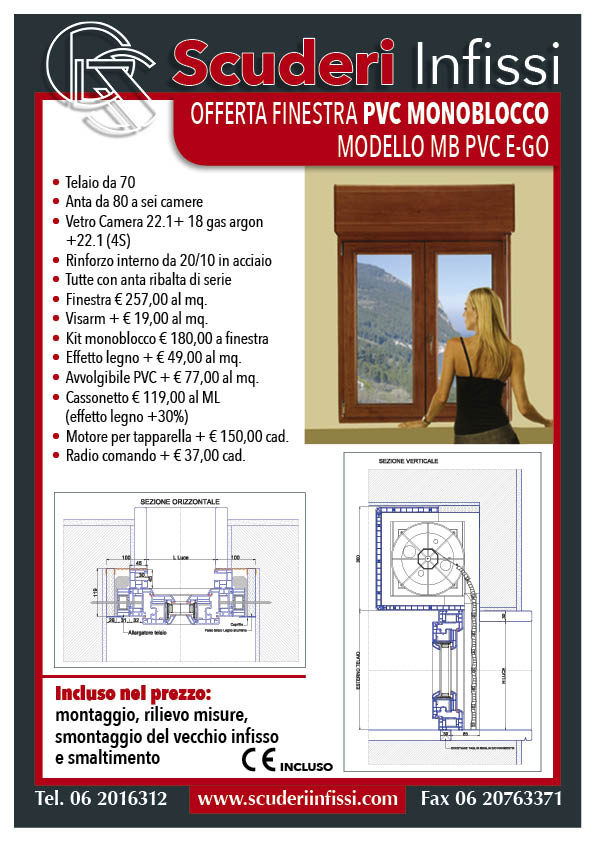 offerta-finestre-pvc-monoblocco-modello-MB PVC E-GO