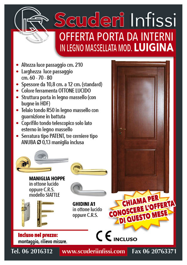 porta-interni-in-legno-massellata-modello Luigina